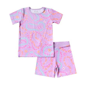 Lei Day Short Sleeve Kids Two-Piece Pajama Set