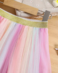 Rainbow Pink Tutu Skirt