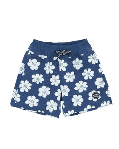 5yrs, 6yrs In Bloom Volley Trunk in Navy