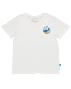 5yrs, 8yrs Wave Nomad Vintage Tee in White