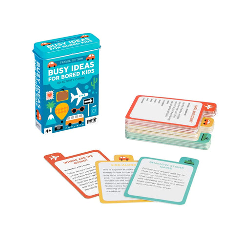 Busy Ideas for Bored Kids Travel Edition - 50 Activity Cards