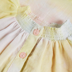 18mos - Ruffle Sleeve Peach Whip Dress