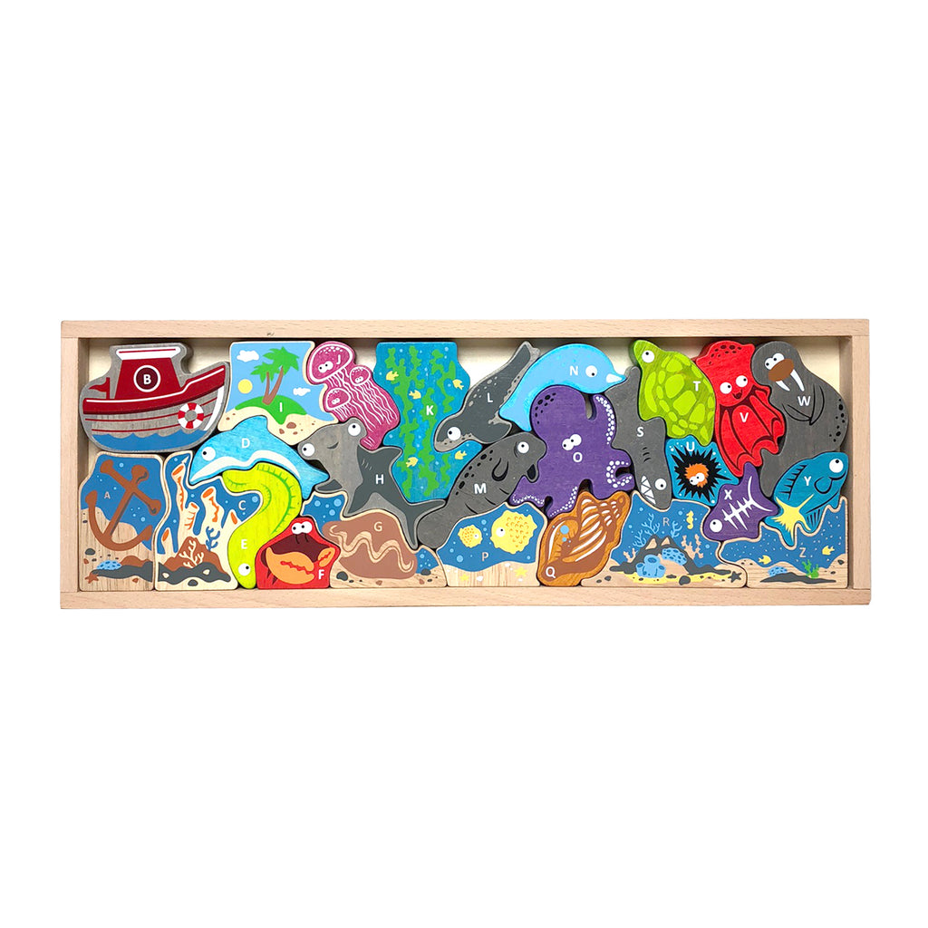 A to Z Puzzle & Playset - Ocean – Droplets.