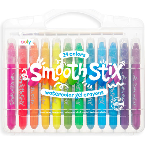 Smooth Stix Watercolor Gel Crayons - 24 colors