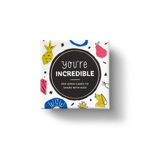ThoughtFulls for Kids - You're Incredible - Open Inspirational Cards