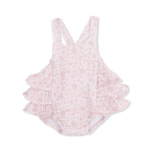 Harper Floral Organic Cotton Ruffle Sunsuit