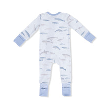 3-6mos Little Whales 2 Way Zipper Romper Coverall