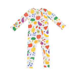 Eat the Rainbow 2 Way Zipper Romper Coverall