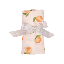 Peaches Organic Cotton Muslin Swaddle Blanket