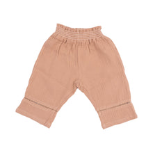 Bitty Blooms Organic Cotton Muslin Peplum Tank and Smocked Waist Pants (2 pc set)