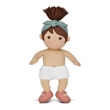 Paloma in Teal Muslin - 100% GOTS Certified Organic Cotton Doll