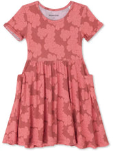 Pocket Dress in Mauve Hibiscus