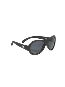 Jet Black Aviator Sunglasses