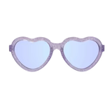 Limited Edition Lavender Shimmer Hearts with Purple Mirrored Lenses Kids Sunglasses