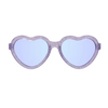 Limited Edition Lavender Shimmer Hearts with Purple Mirrored Lenses Kids Sunglasses