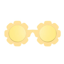 POLARIZED Flower Shaped Sun Ray with Yellow Mirrored Lenses Kids Sunglasses