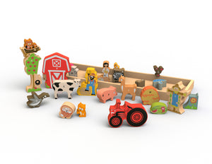 A to Z Puzzle & Playset - Farm