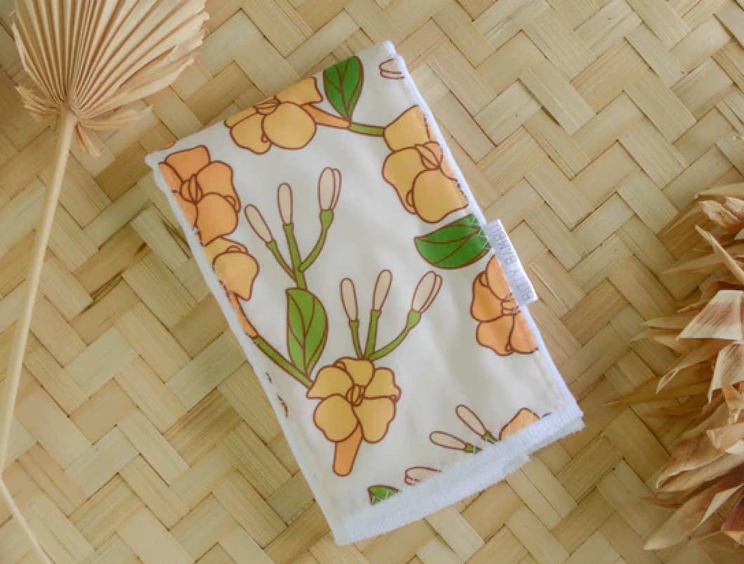 MADE IN HAWAII Burp Cloth - Puakenikeni
