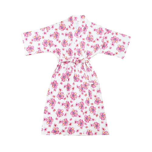 Hibiscus Kiss Bamboo Mama Robe