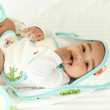 Island Mixed Plate Hooded Towel and Wash Cloth Set