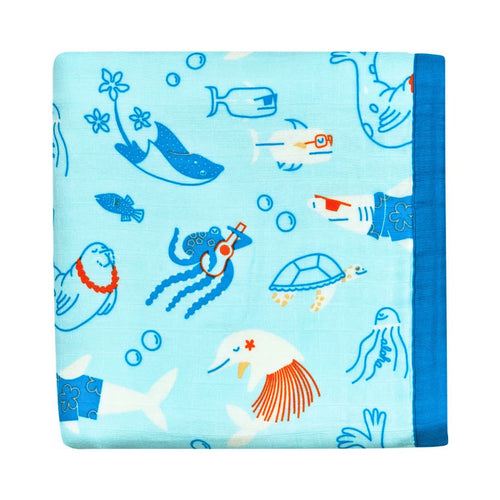 Reef Rascals Hawaiian Bamboo and Cotton blend Quilt