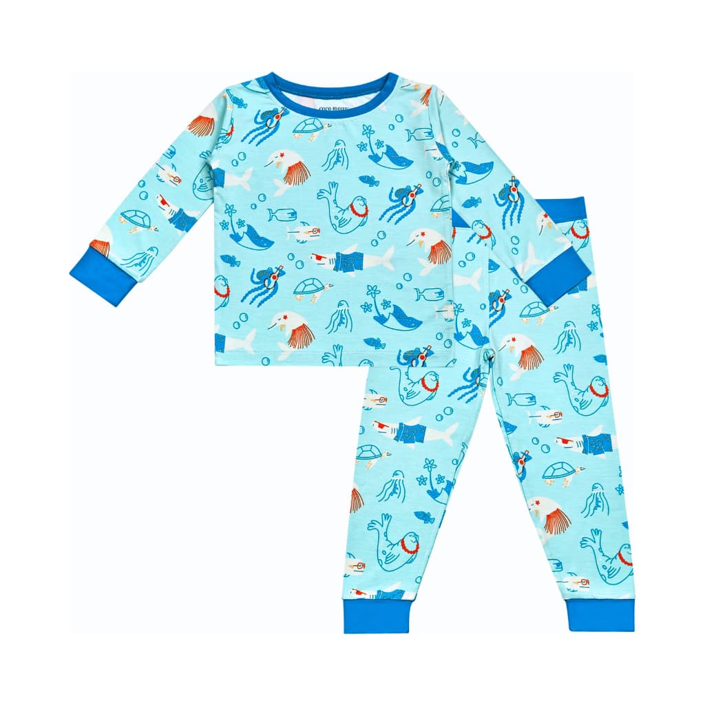 Reef Rascals Long Sleeve Kids Two-Piece Pajama Set