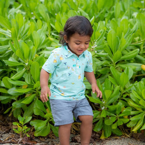 12mos Ku'u Home O Hawai'i Bamboo Polo Shirt