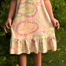 Lei Day in Sand Ruffle Hem Tank Top Dress