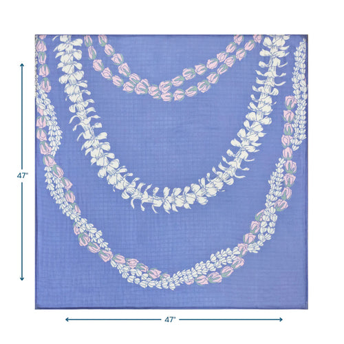 Lei Pua Kenikeni Aloha Hawaiian Bamboo and Cotton blend Quilt