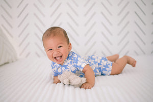 Plumeria Dreams Baby Polo Romper