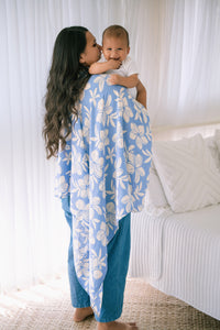 Plumeria Dreams Hawaiian Aloha Theme Bamboo Cotton blend Blanket