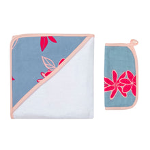 Tiare Breeze Hooded Towel and Wash Cloth Set