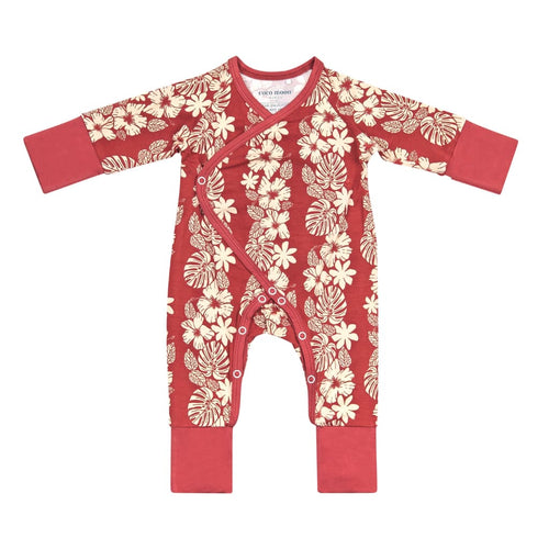 Vintage Aloha Newborn Kimono Wrap Coverall