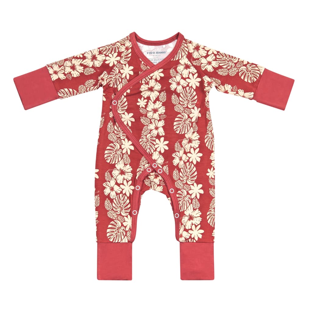 Vintage Aloha Newborn Kimono Wrap Coverall