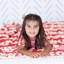 Vintage Aloha Hawaiian Bamboo and Cotton blend Quilt