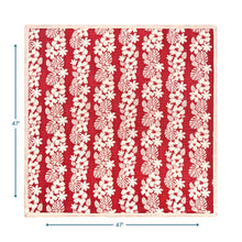 Vintage Aloha Hawaiian Bamboo and Cotton blend Quilt