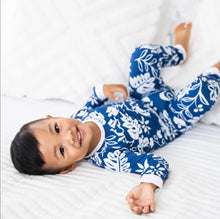 Vintage Pareo Long Sleeve Kids Two-Piece Pajama Set