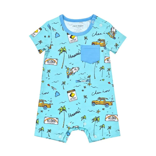 We Go Holoholo Baby Shortie Romper