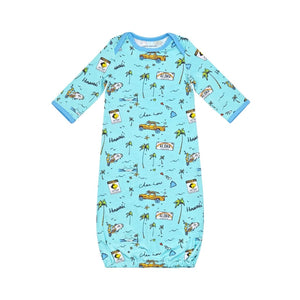 We Go Holoholo Bamboo Layette Gown