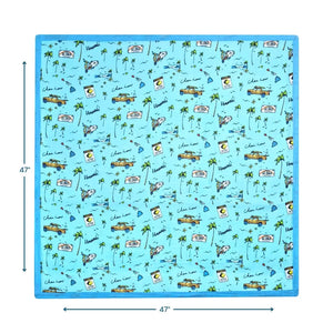 We Go Holoholo Hawaiian Bamboo and Cotton blend Quilt