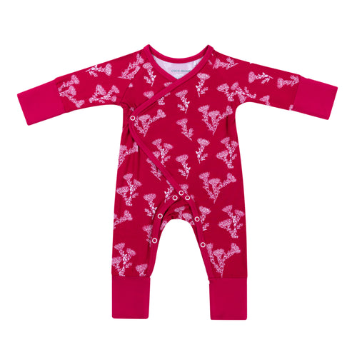 ʻŌhiʻa Lehua Newborn Kimono Coverall