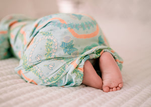 Lei Stand Baby Bamboo Layette Gown 0-3mos