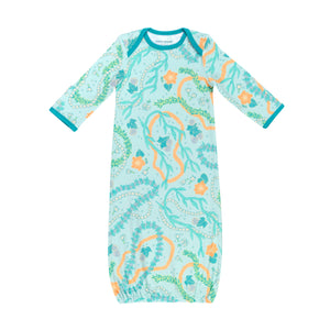 Lei Stand Baby Bamboo Layette Gown 0-3mos