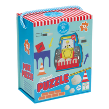 Construction 12pc Shaped Jigsaw in Reusable Box