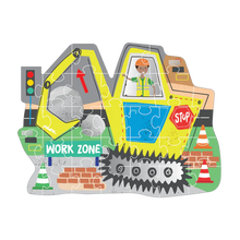 Construction 30pc Shaped Jigsaw in Reusable Box