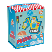 Construction 30pc Shaped Jigsaw in Reusable Box
