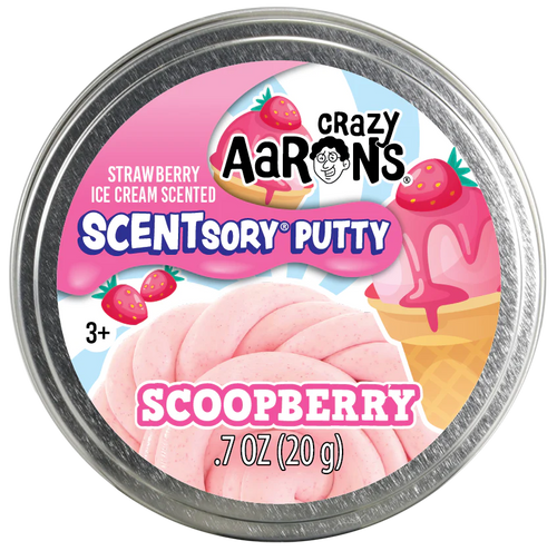 Scentsory Putty - Scoopberry Strawberry Ice Cream Scented