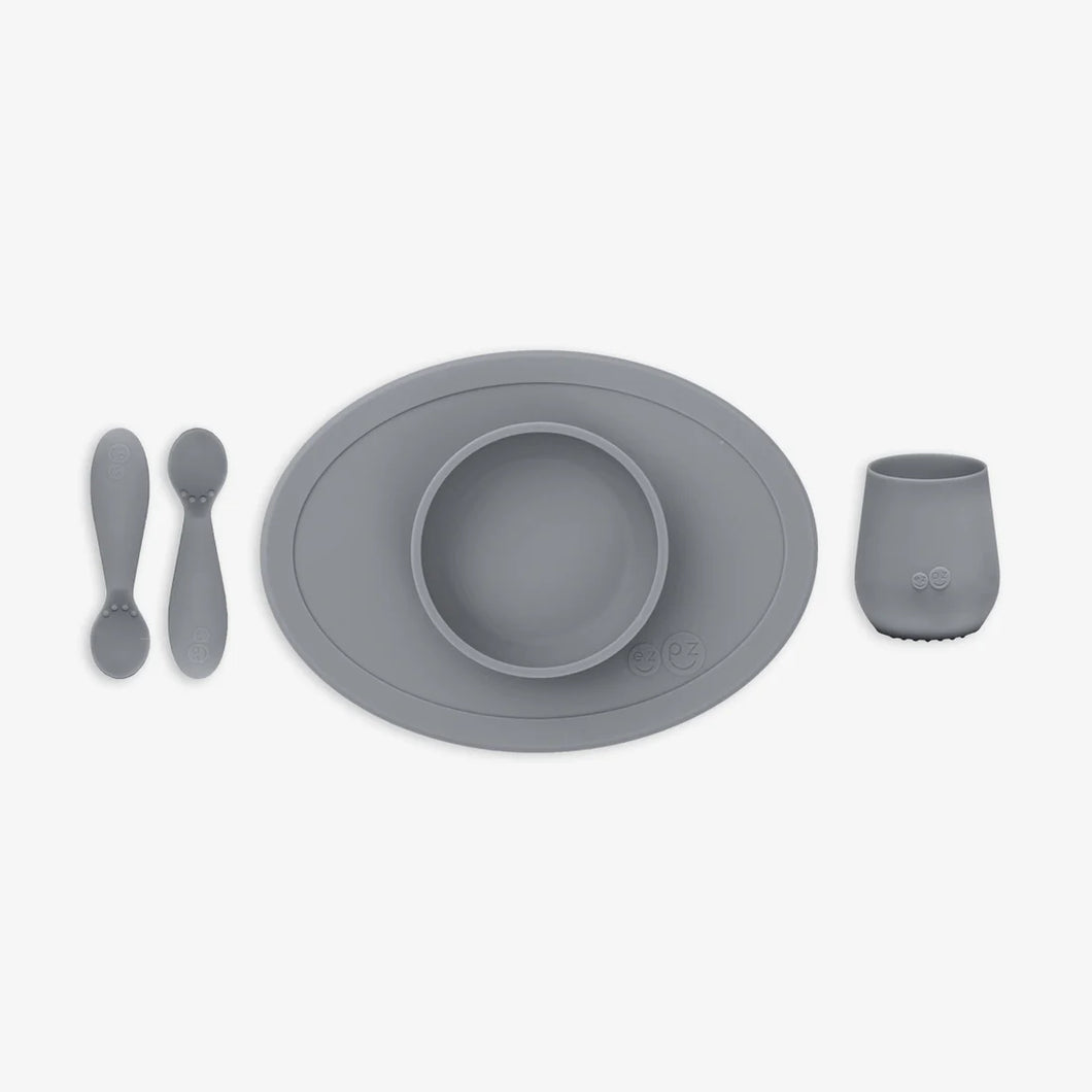 EZPZ First Foods Set in Gray