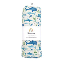 Shark Friends Ocean Animals Bamboo Baby Swaddle Blanket