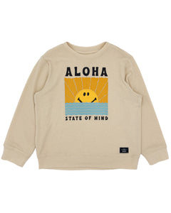 Aloha State of Mind Hacci Pullover in Stone